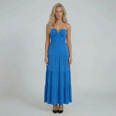 Iris Ruched Maxi Dress