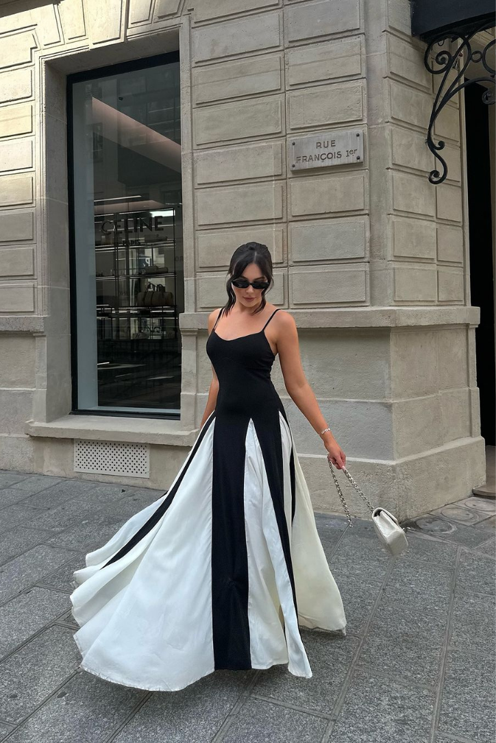 Lovie Sleeveless Maxi Dress in Black