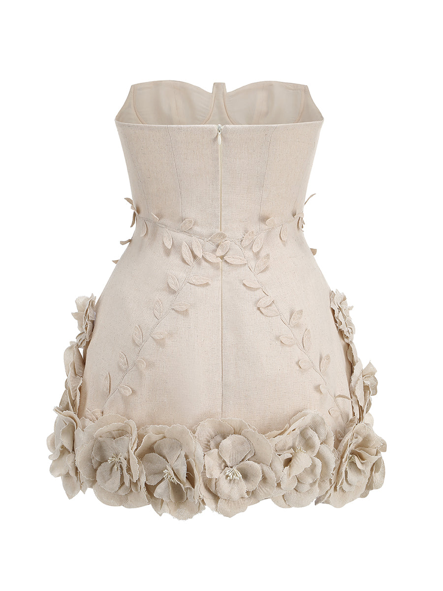 Monroe Corset Mini Dress in Pink