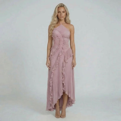 Nathalie Ruffle Maxi Dress