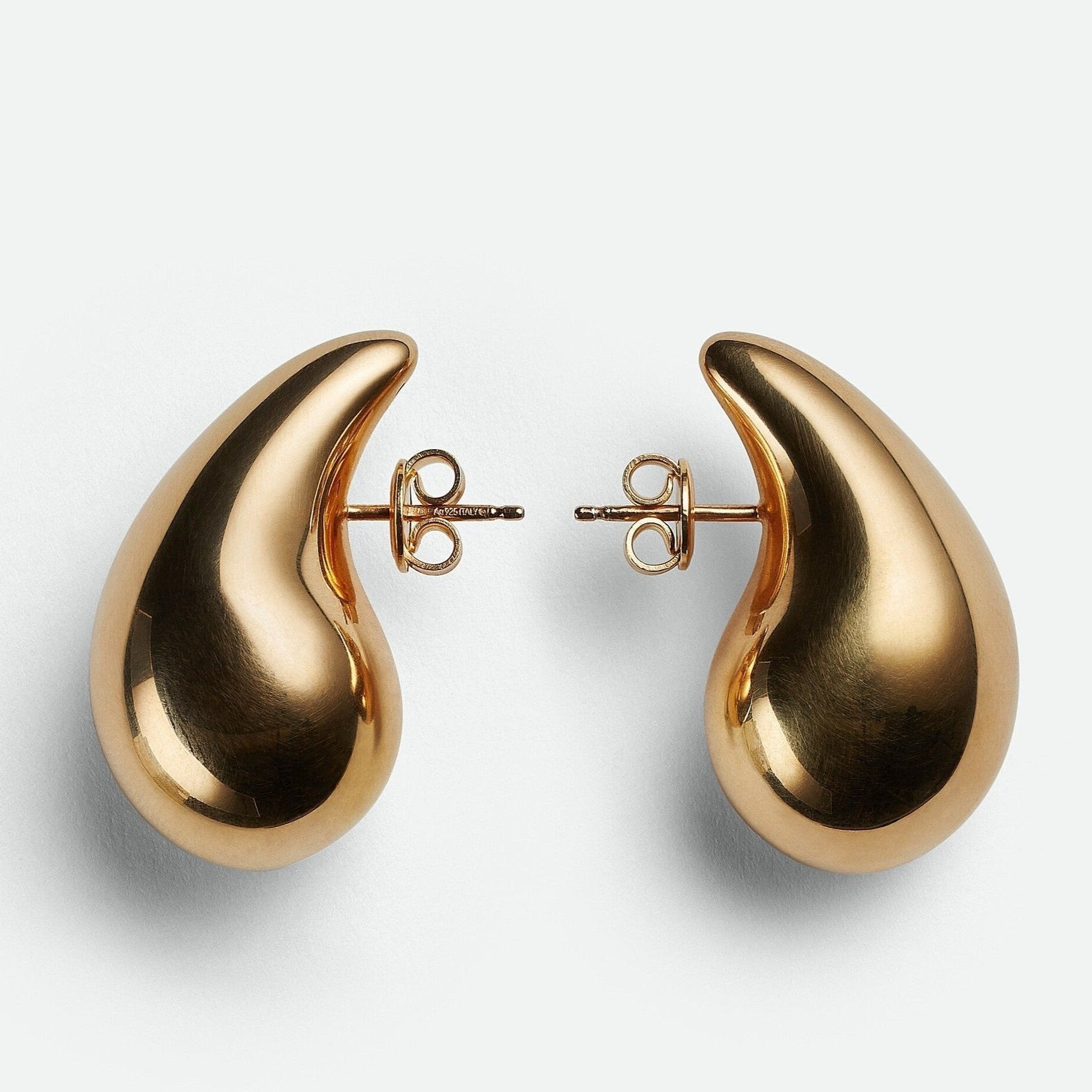Brinley Teardrop-Design Earrings in Gold