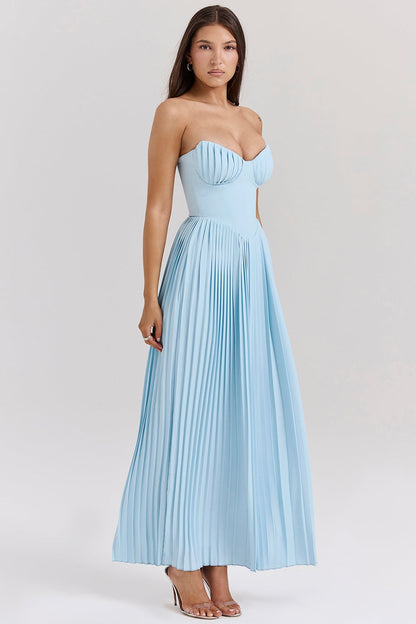 Women maxi dress, back view
