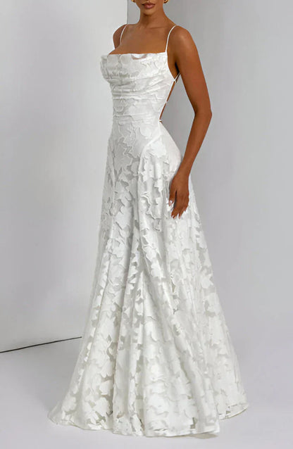 Women maxi dress, detail close-up