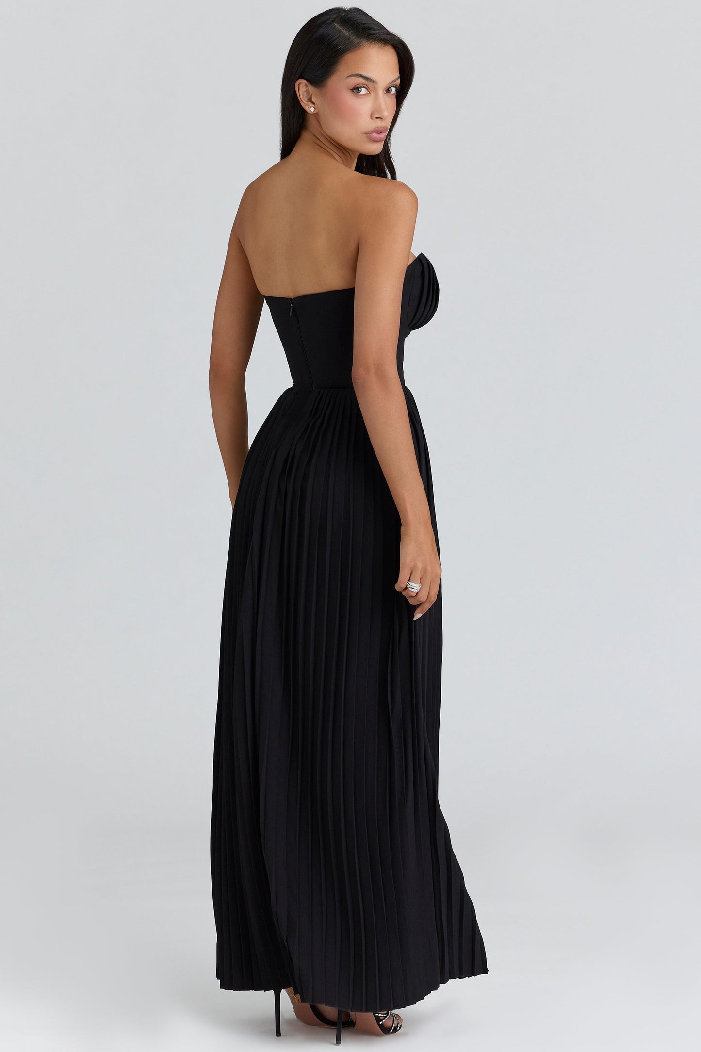 Women maxi dress, detail close-up