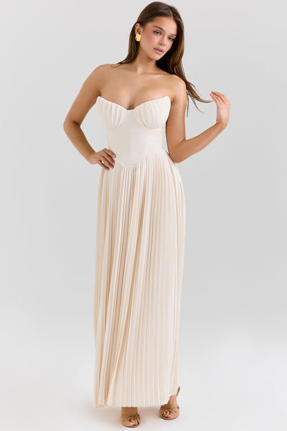 Women maxi dress, front view