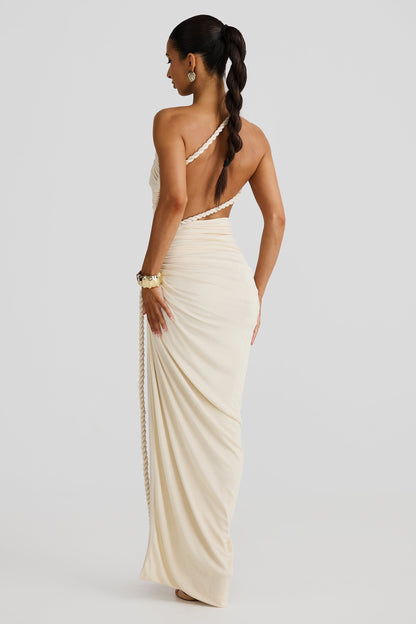 Women maxi dress, back view