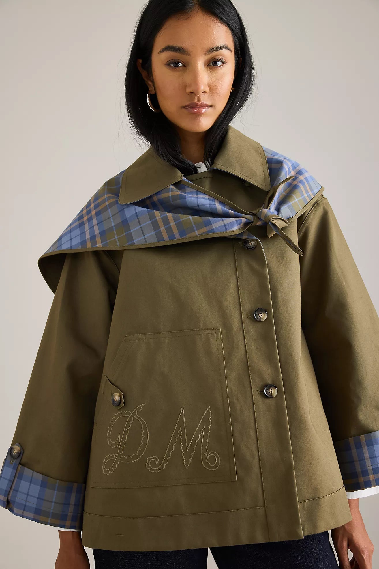 Women collared jacket, front view
