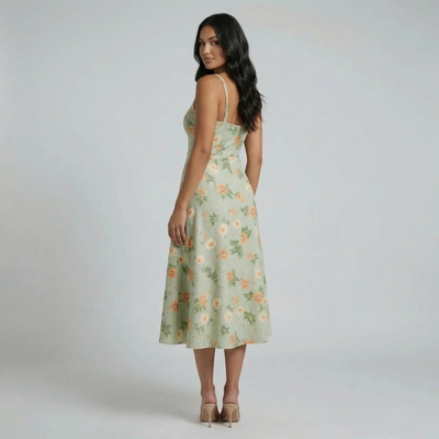 Adriana Floral Midi Dress