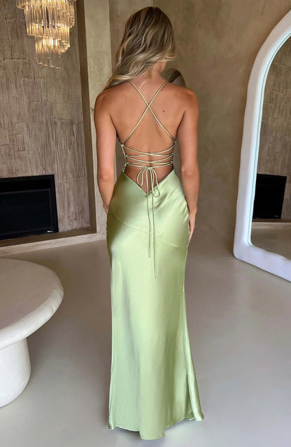 Adriana Sleeveless Maxi Dress in Pink