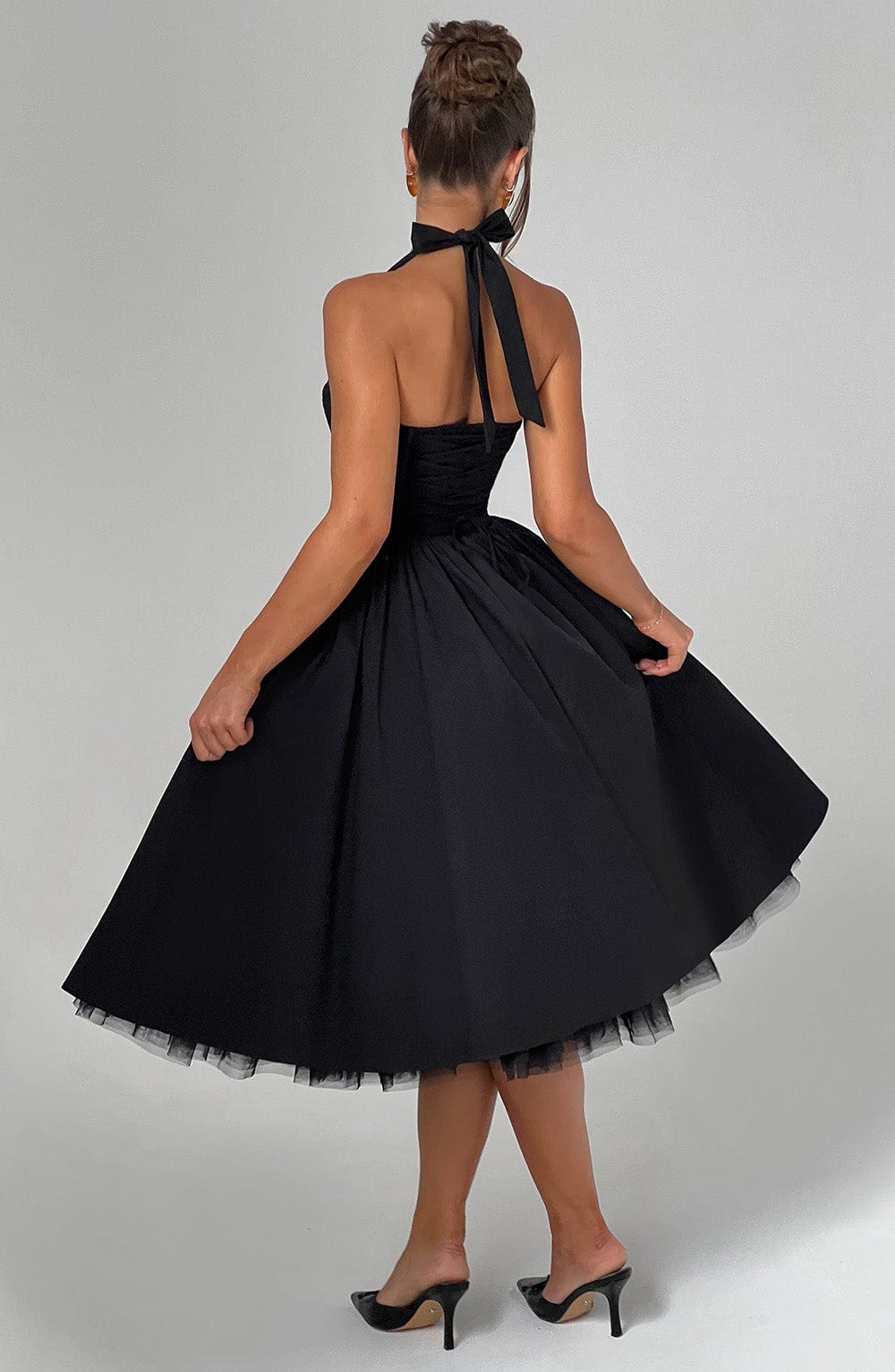 Alba Halter Midi Dress