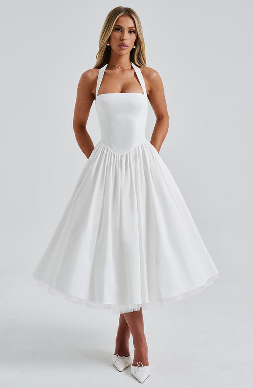 Alba Halter Midi Dress