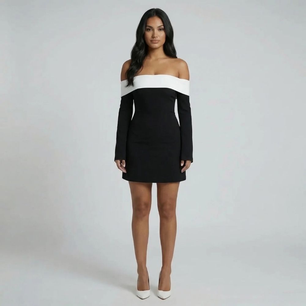Alexandria Off-Shoulder Mini Dress