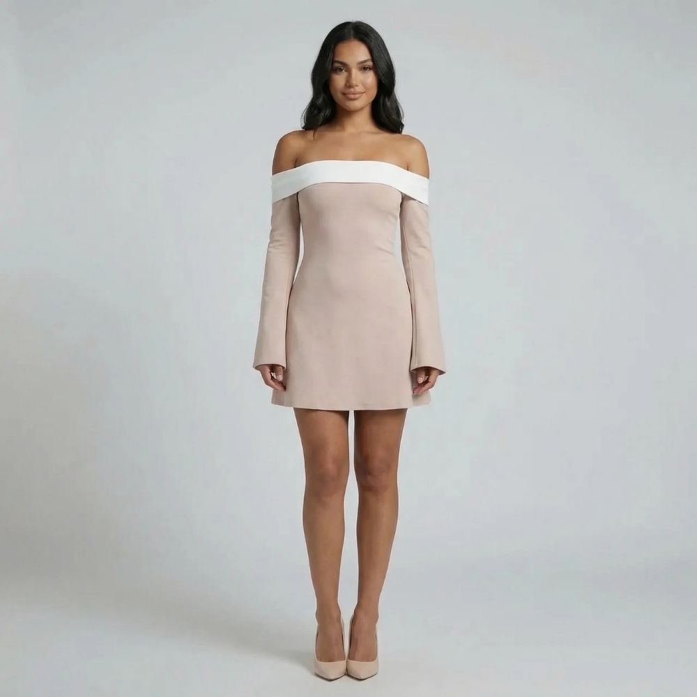 Alexandria Off-Shoulder Mini Dress