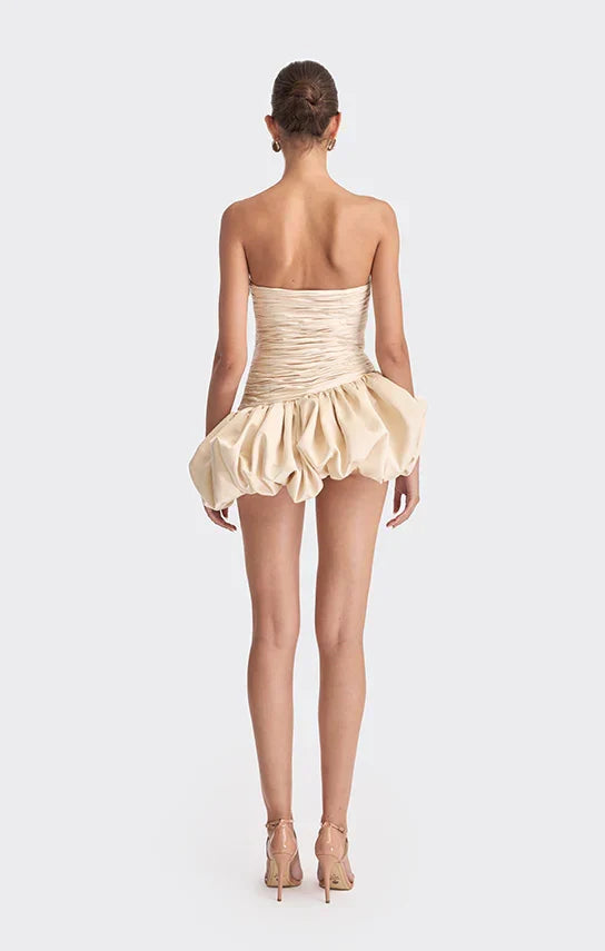 Alia Strapless Mini Dress in Pink