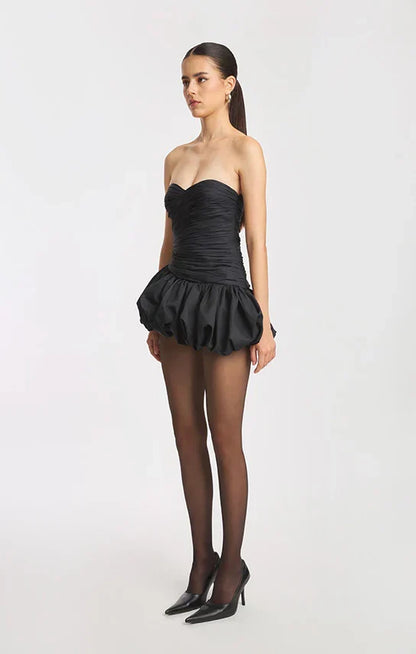 Alia Strapless Mini Dress in Pink