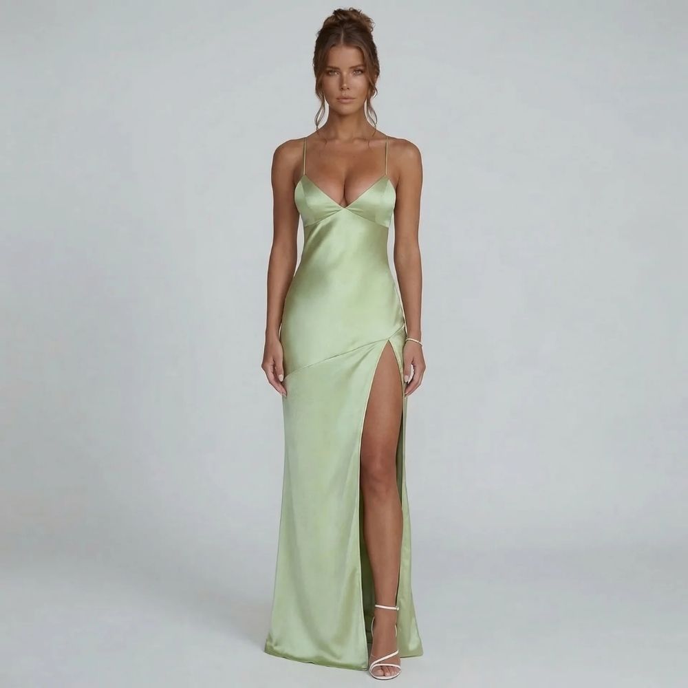 Alice Lace-Up Maxi Dress