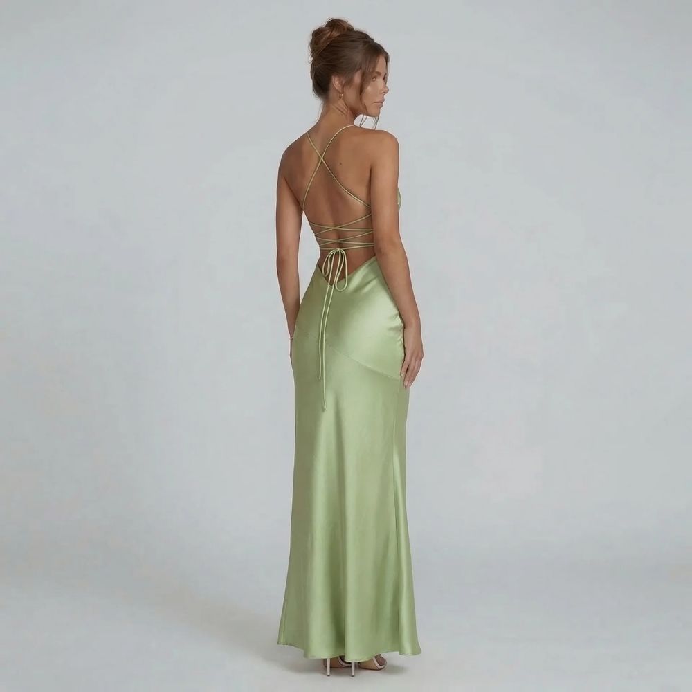 Alice Lace-Up Maxi Dress