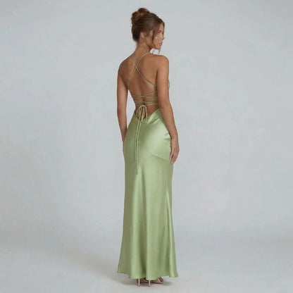 Valeria Lace-Up Maxi Dress - product image 11