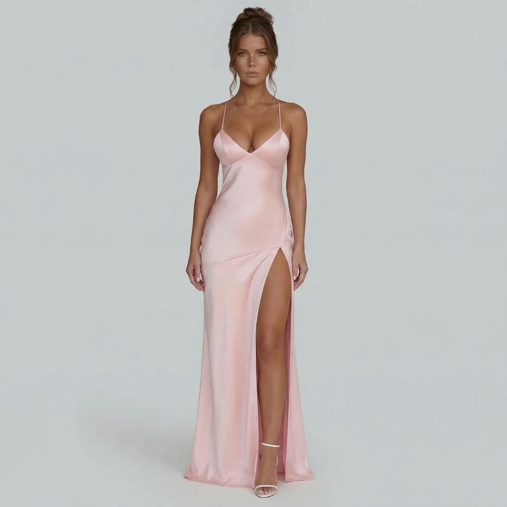Alice Lace-Up Maxi Dress