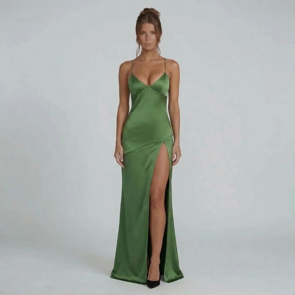 Alice Lace-Up Maxi Dress
