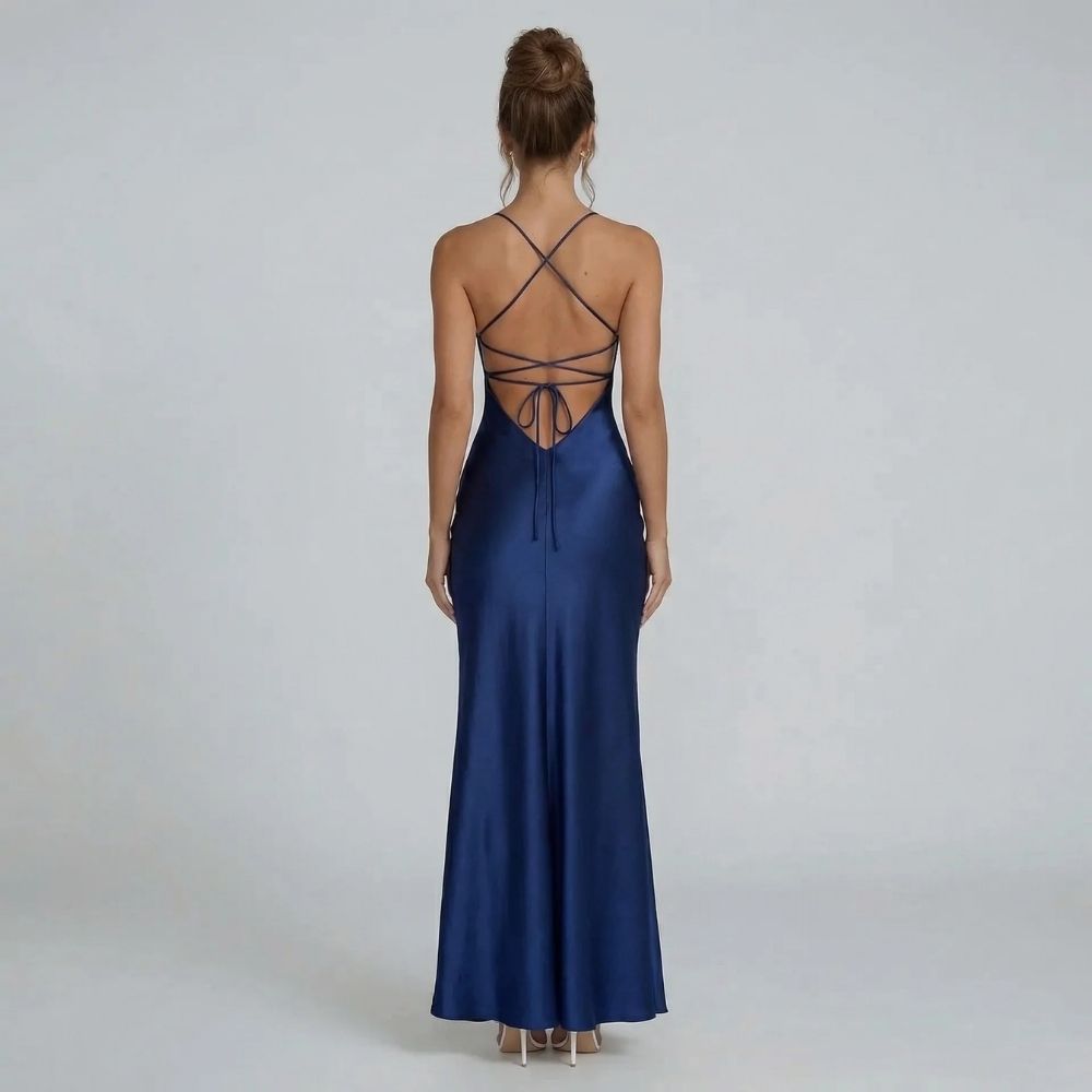Alice Lace-Up Maxi Dress