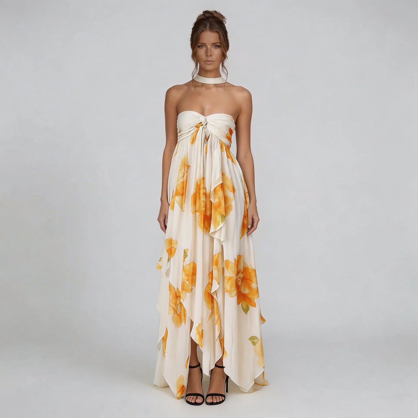 Alyssa Ruffle Maxi Dress