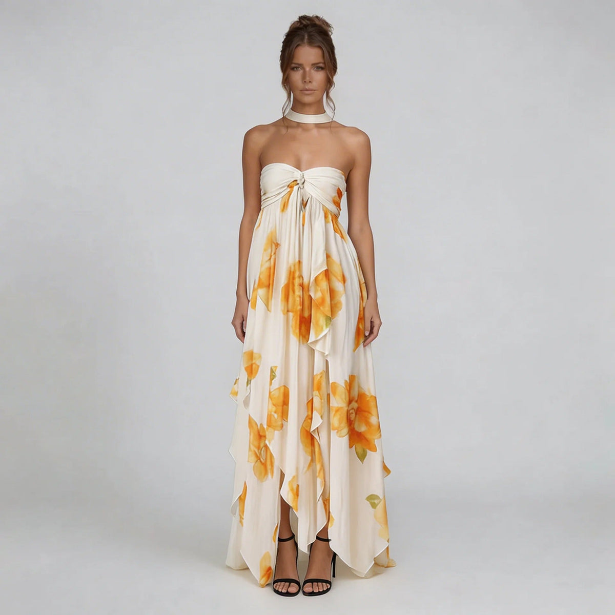 Alyssa Ruffle Maxi Dress