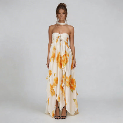 Alyssa Ruffle Maxi Dress
