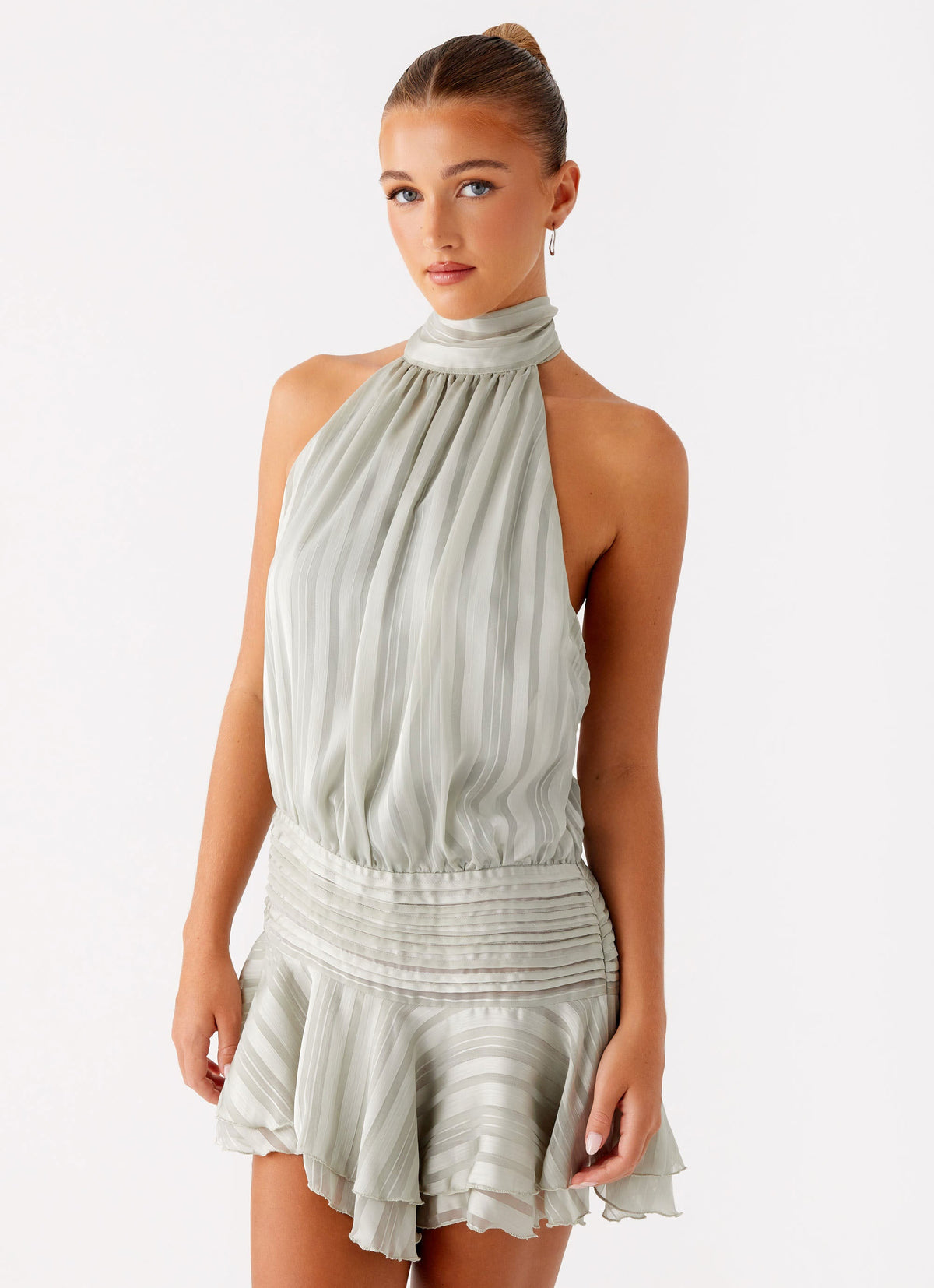 Amoura Halter Mini Dress