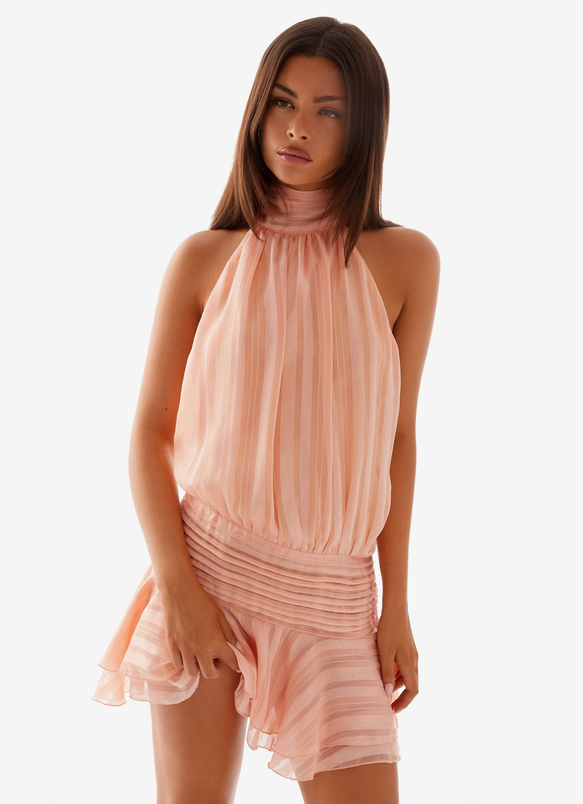 Amoura Halter Mini Dress