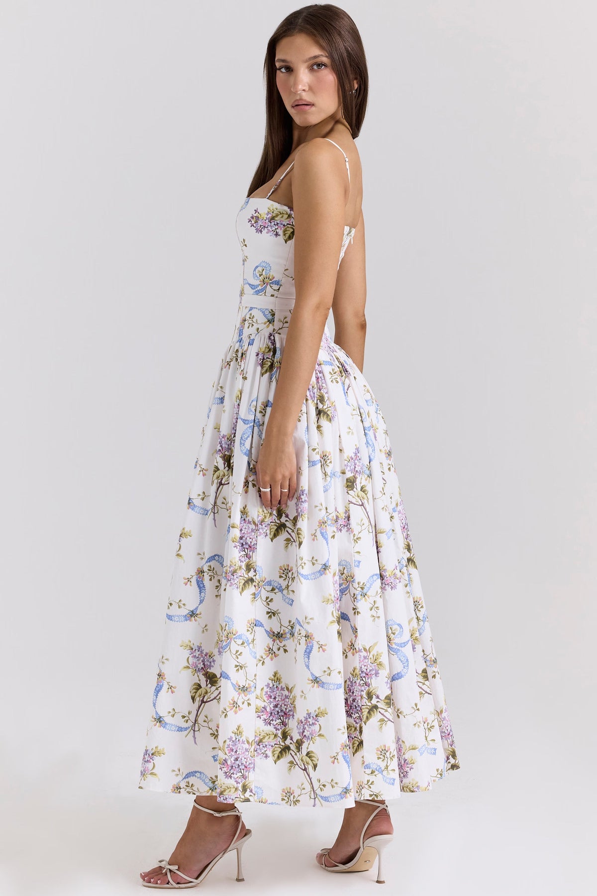 Angel Bow Midi Dress