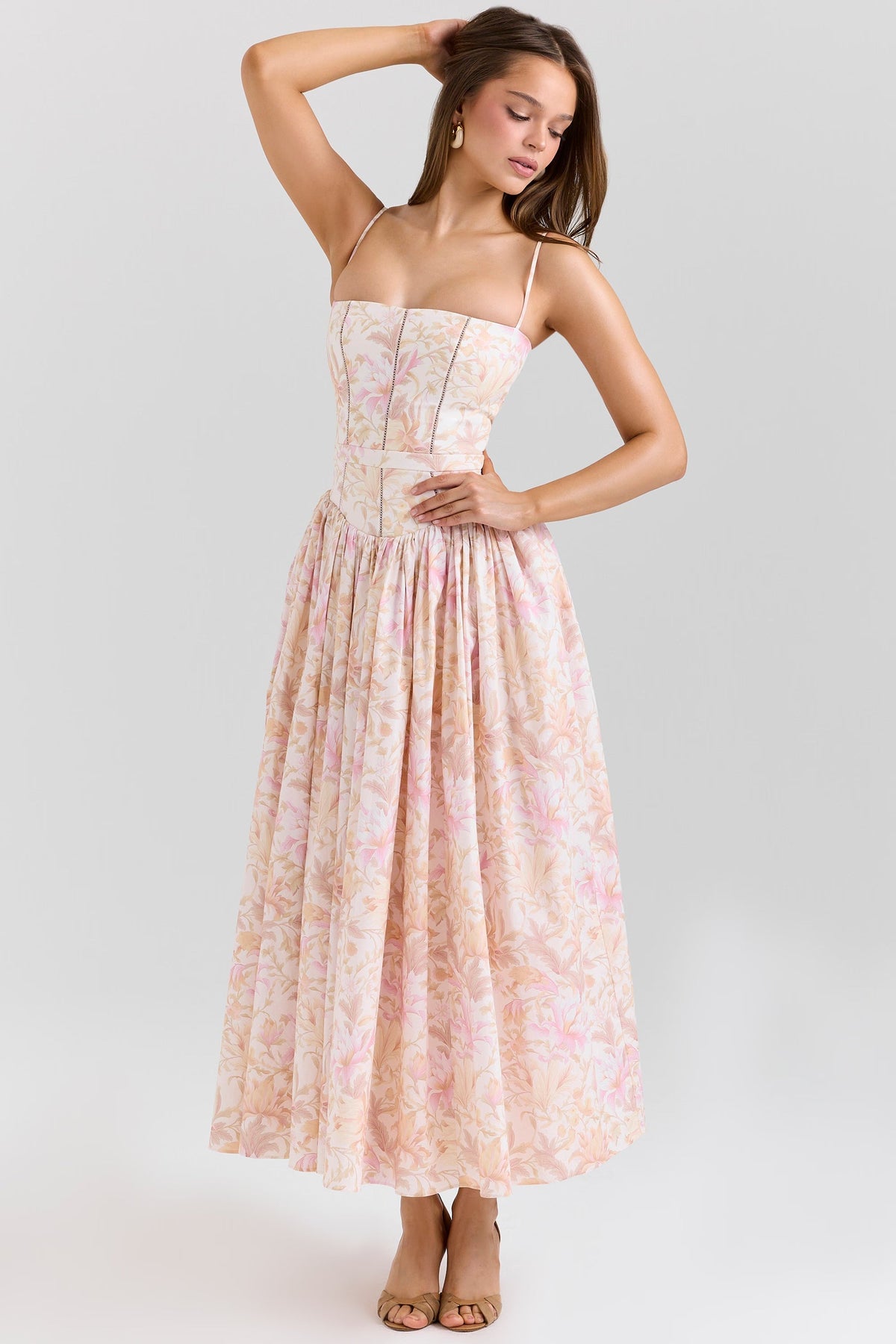 Angel Bow Midi Dress