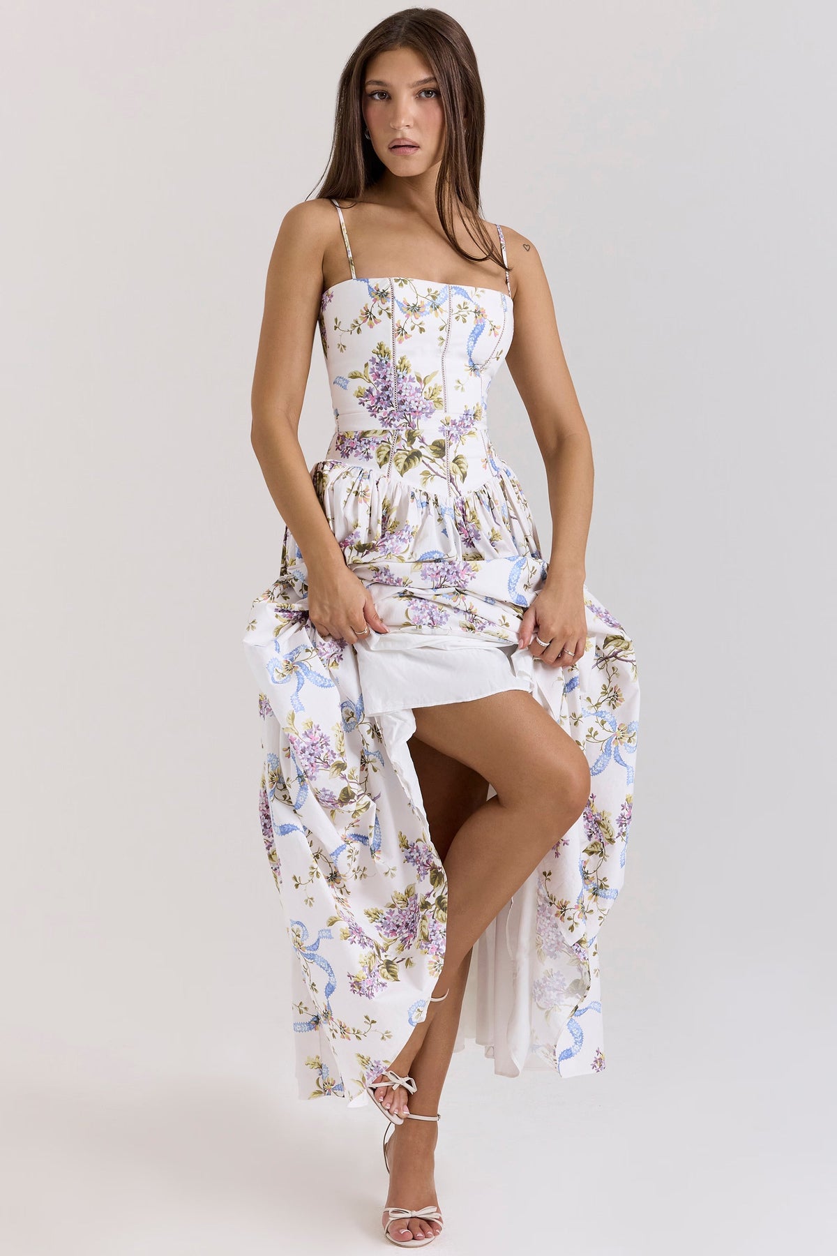 Angel Bow Midi Dress