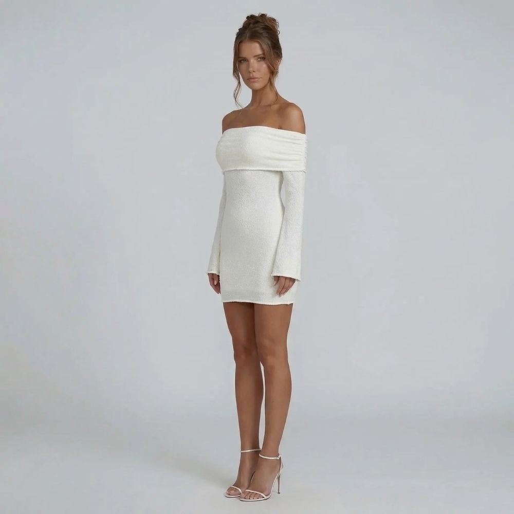 Angela Off-Shoulder Mini Dress