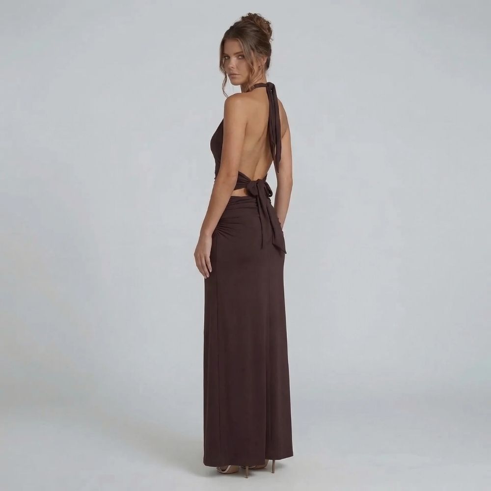 Anika Ruched Maxi Dress - product image 5