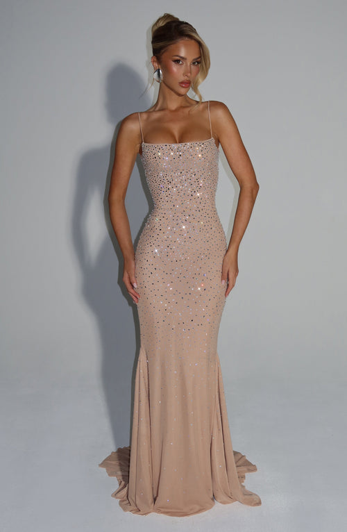 Annabelle Ruched Maxi Dress