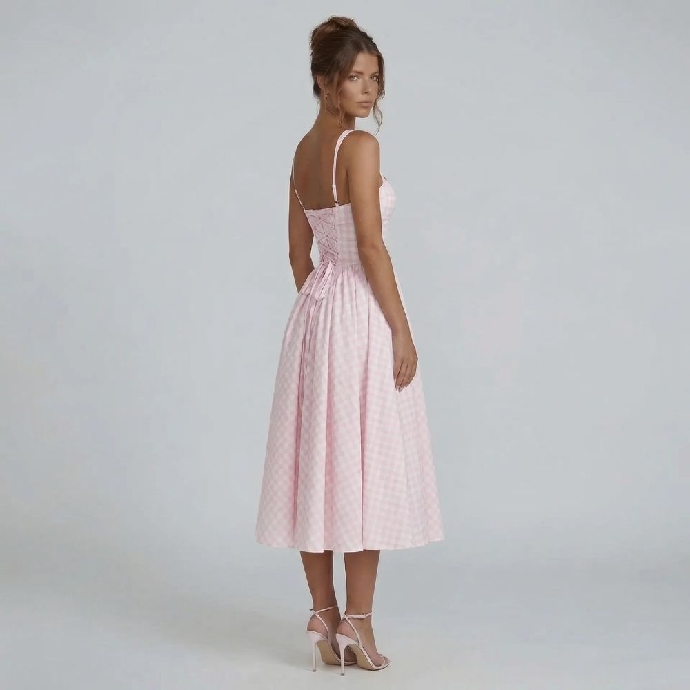 Antoinette Corset Midi Dress