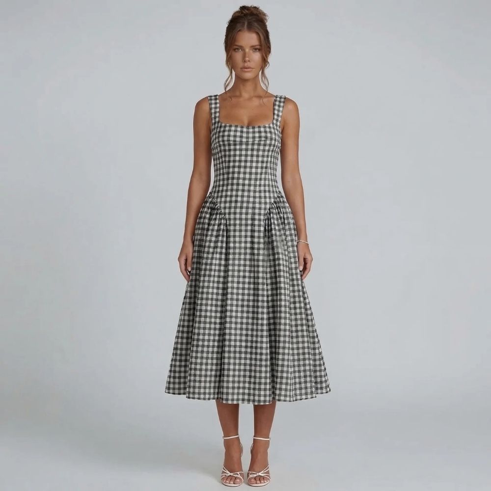 Antoinette Corset Midi Dress