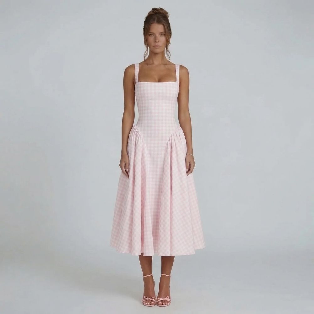 Antoinette Corset Midi Dress