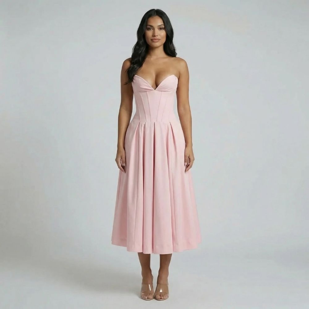 Sylvia Corset Midi Dress - product image 10