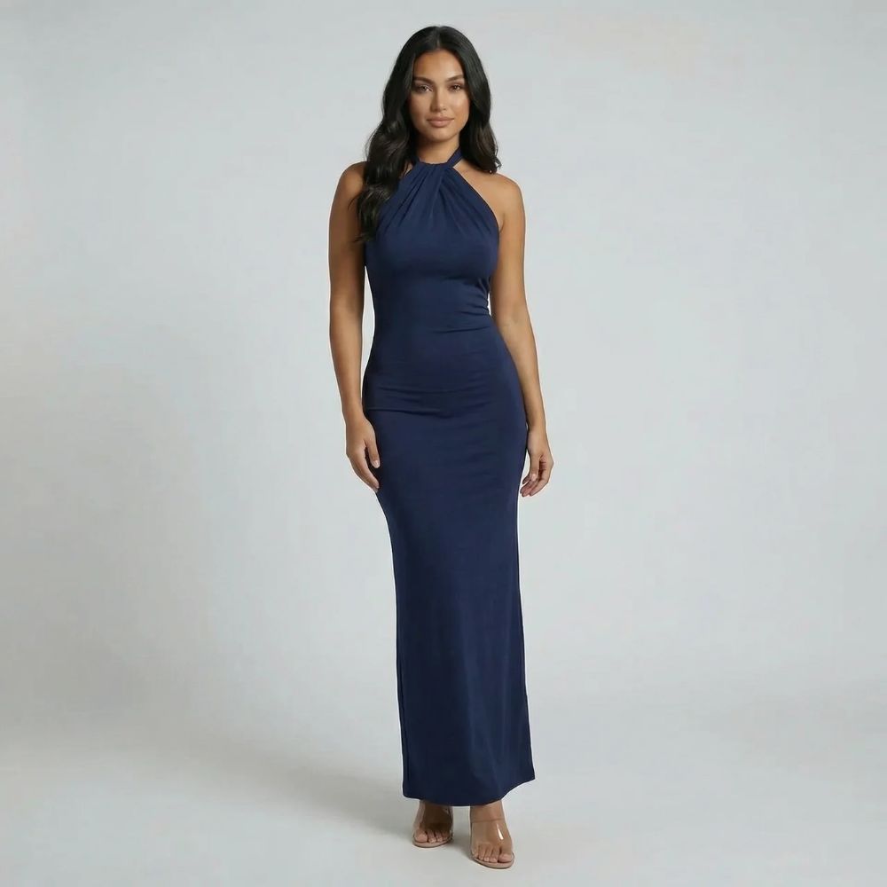 Athena Halter Maxi Dress