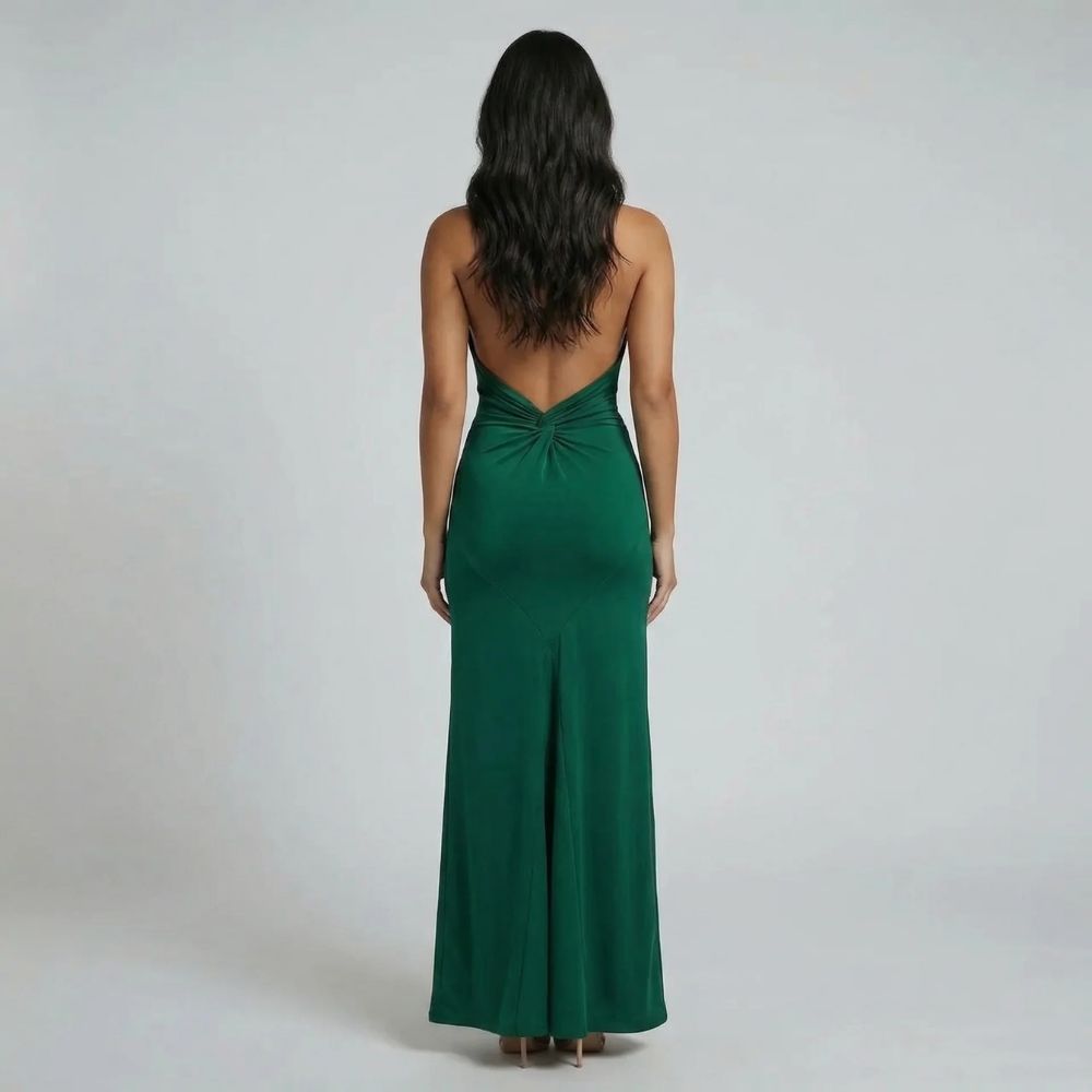 Athena Halter Maxi Dress
