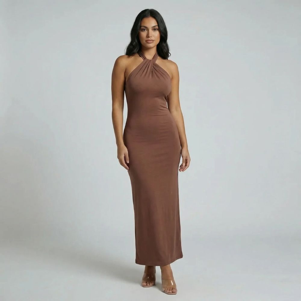 Amira Ruched Maxi Dress - product image 6