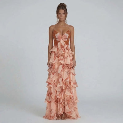 Aurora Butterfly Maxi Dress