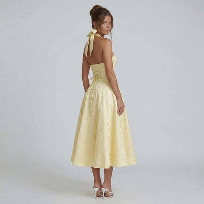 Ava Jacquard Midi Dress