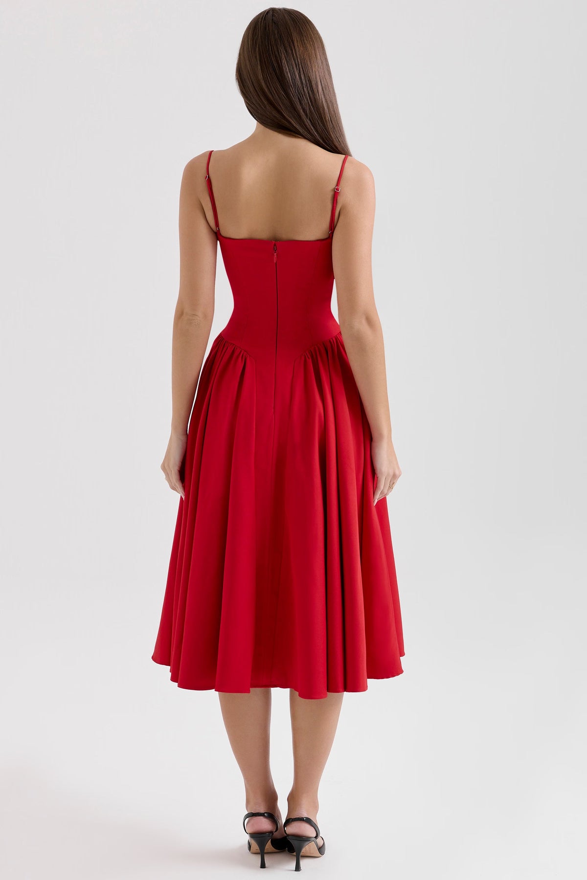 Bea Sweetheart Midi Dress
