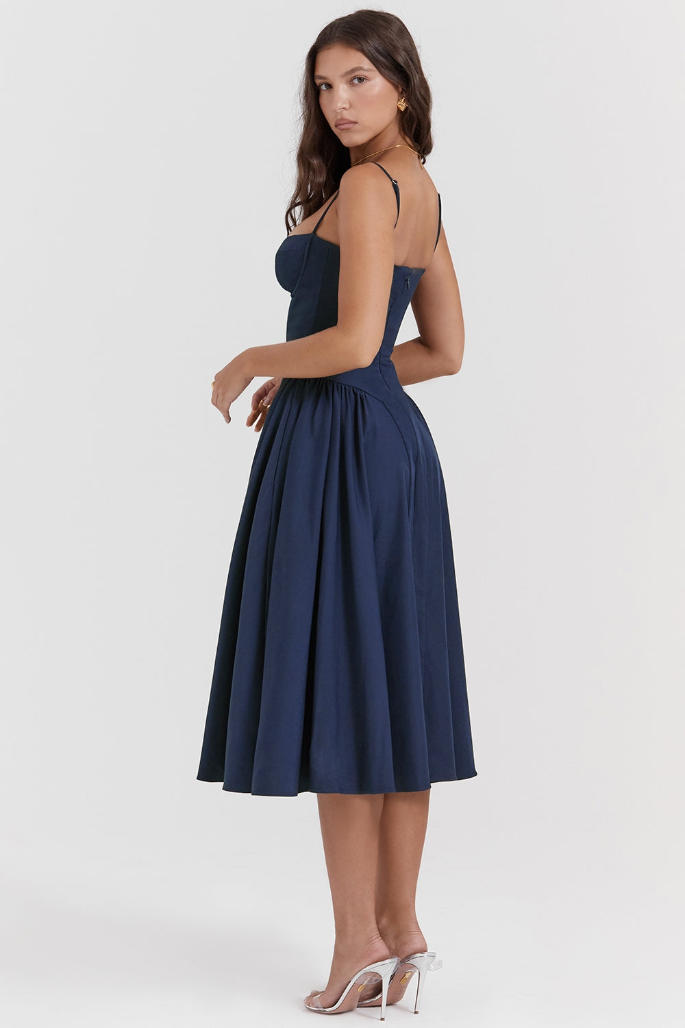 Bea Sweetheart Midi Dress
