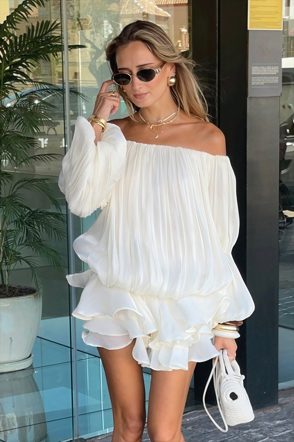 Bobbi Puff Mini Dress