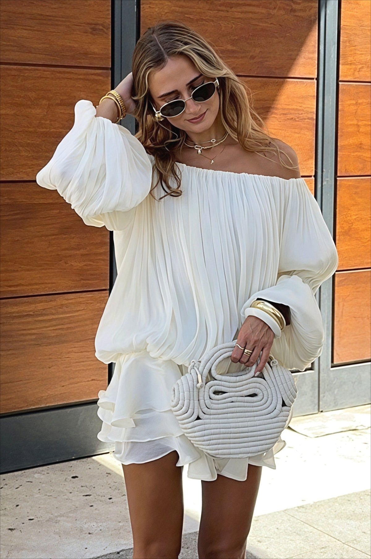 Bobbi Puff Mini Dress
