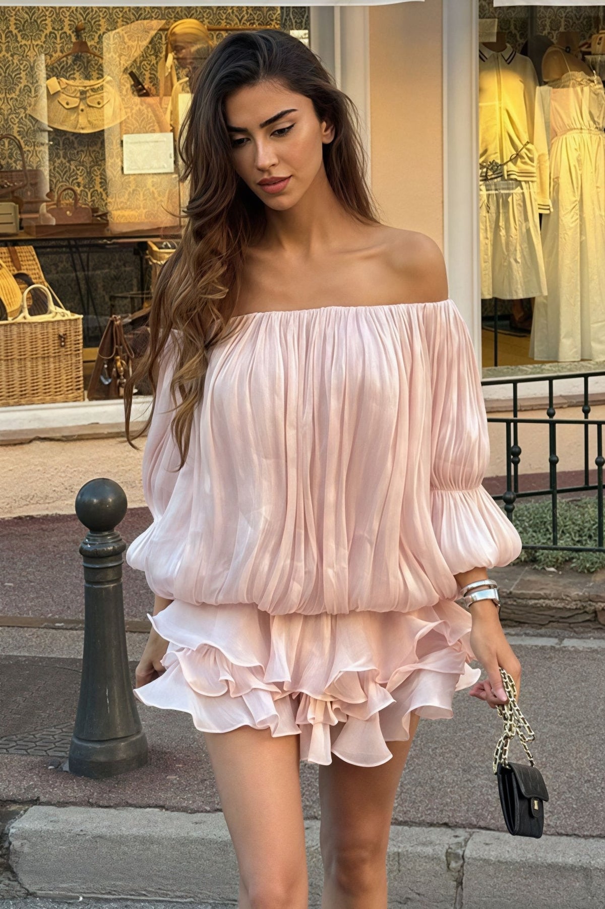 Bobbi Puff Mini Dress